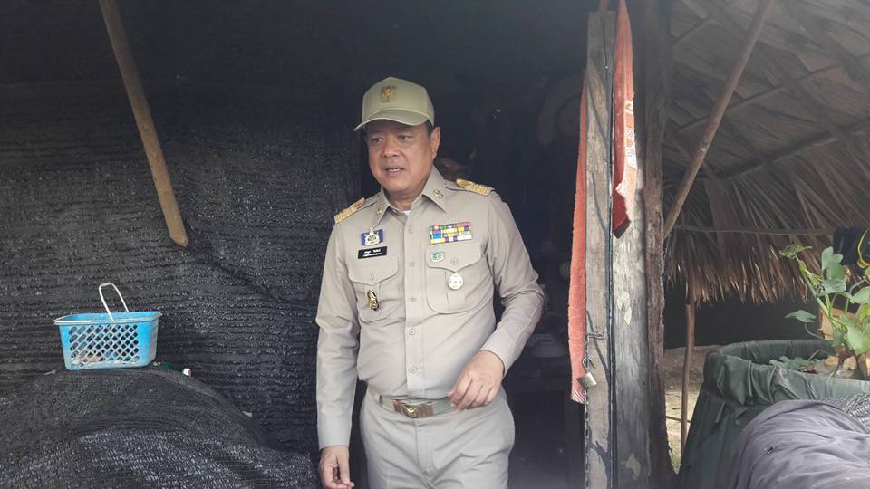 ลงพื้นที่ตรวจสอบที่เกิดเหตุกรณีคนร้ายลอบยิง เอ็ม ๗๙ ใส่ฐานชคต.บาโงยซิแน