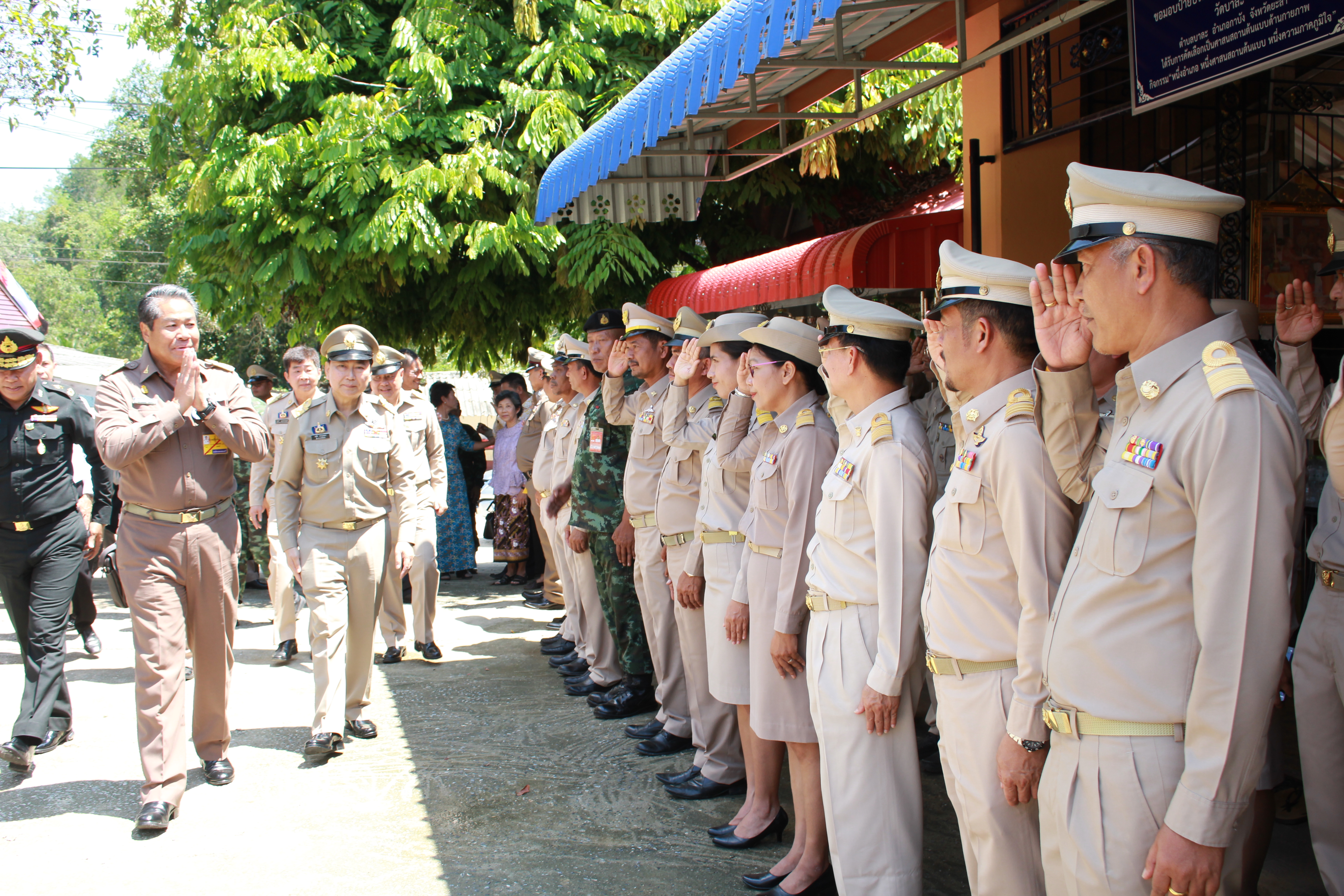 องคมนตรี ติดตามการดำเนินโครงการของจังหวัดยะลา